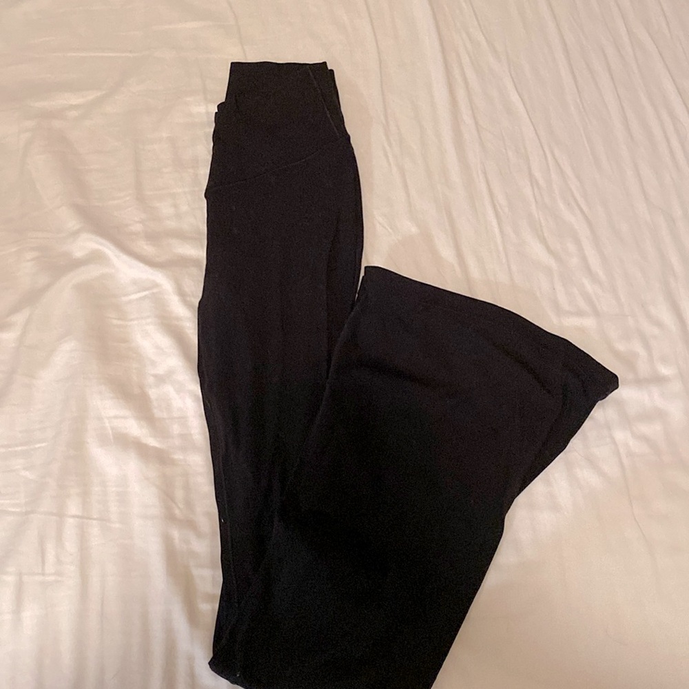 Crossover Flared Leggings